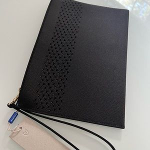 Rothys black mesh wristlet NEW